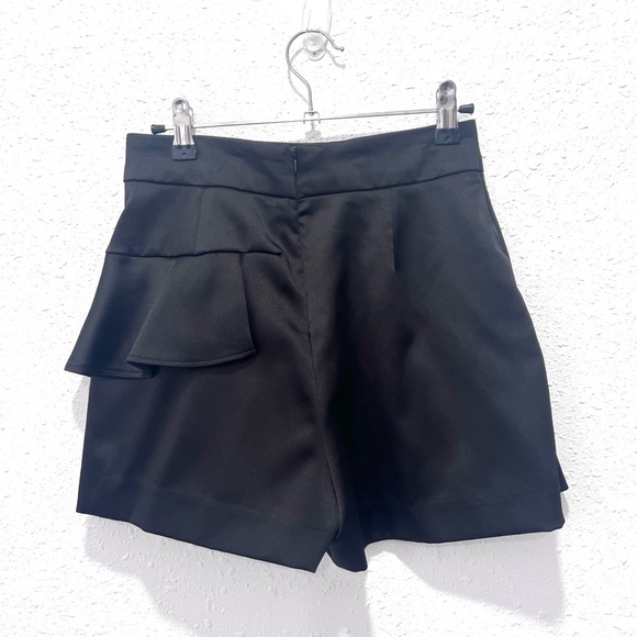 Zara Stylish Black Ruffled Skort XS - Picture 5 of 7